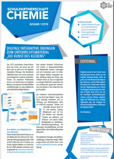 Schulpartnerschaft Chemie: Fonds-Infobrief 1/2018