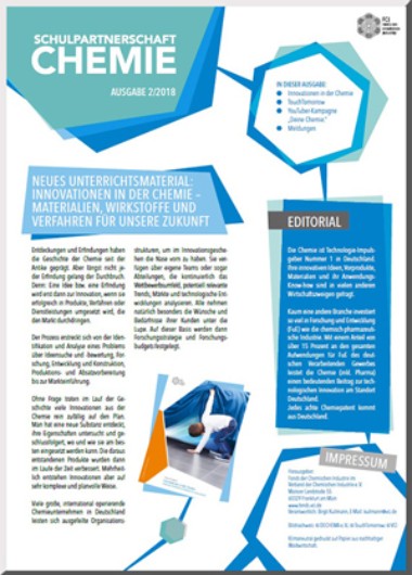 Schulpartnerschaft Chemie: Fonds-Infobrief 2/2018