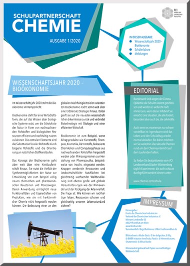 Fonds-Infobrief: Schulpartnerschaft-Chemie 1/2020