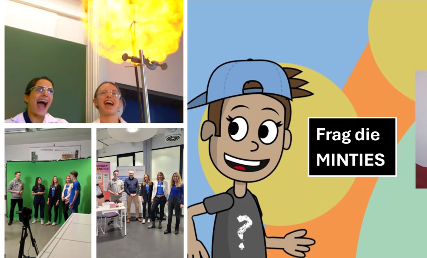 Jugendliche dort begeistern, wo sie sind. Studierende begeistern über Social Media für MINT-Themen. &copy; ZFC