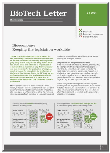 Bioeconomy: Keeping the legislation workable