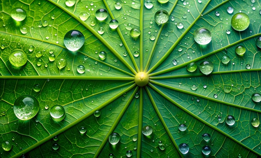 Natürliche Strukturen wie Perlmutt oder Lotusblätter liefern wertvolle Impulse für neue Materialien und Prozesse. &copy; KI xiden/stock.adobe.com