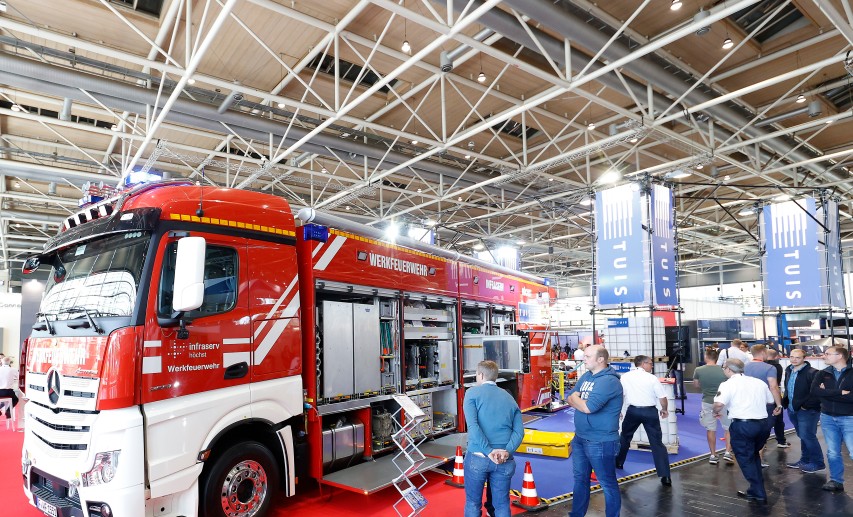 Feuerwehrauto auf der Interschutz 2022 