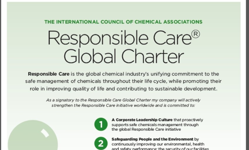Die neue Responsible Care Global Charter konzentriert sich auf sechs Kernpunkte. © ICCA