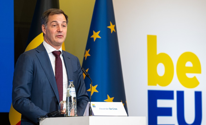 Für den belgischen Premierminister Alexander De Croo ist es unstrittig, dass der europäische Green Deal auch eine Agenda für wirtschaftliches Wachstum beinhaltet. © Permanent Representation of Belgium to the EU