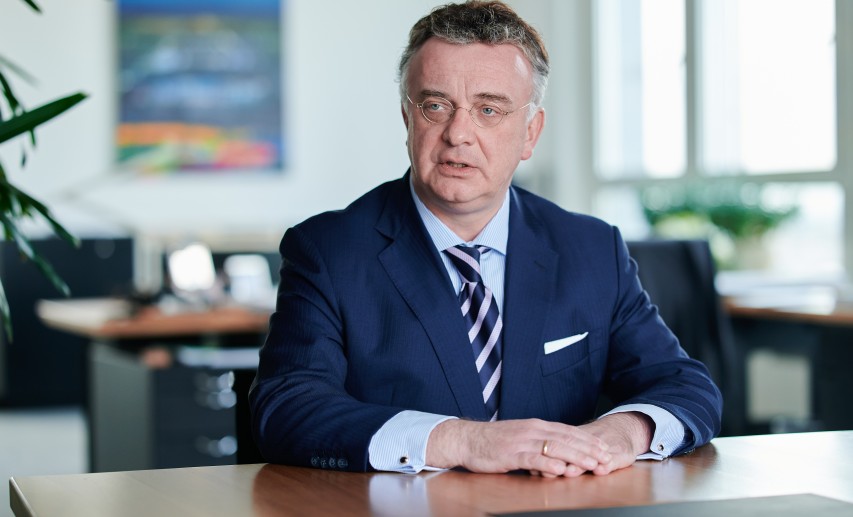 Christian Kullmann, Präsident des Verbandes des Chemischen Industrie. © Frank Preuss/Evonik